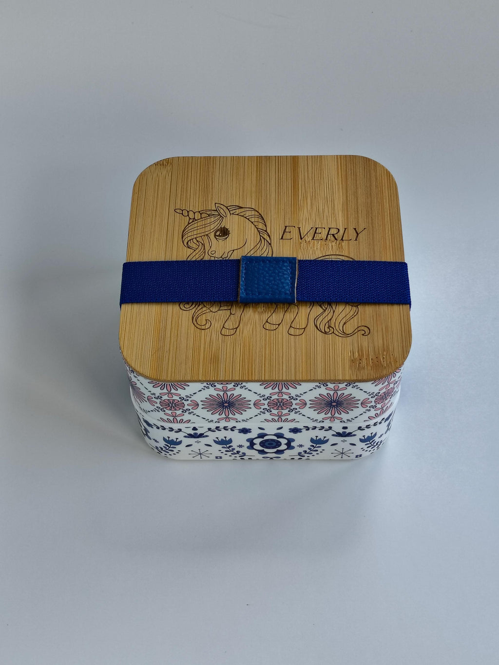 Custom Laser Engraved Bamboo top Bento Box - great gift for kids and adults - personalized gift - custom lunchbox