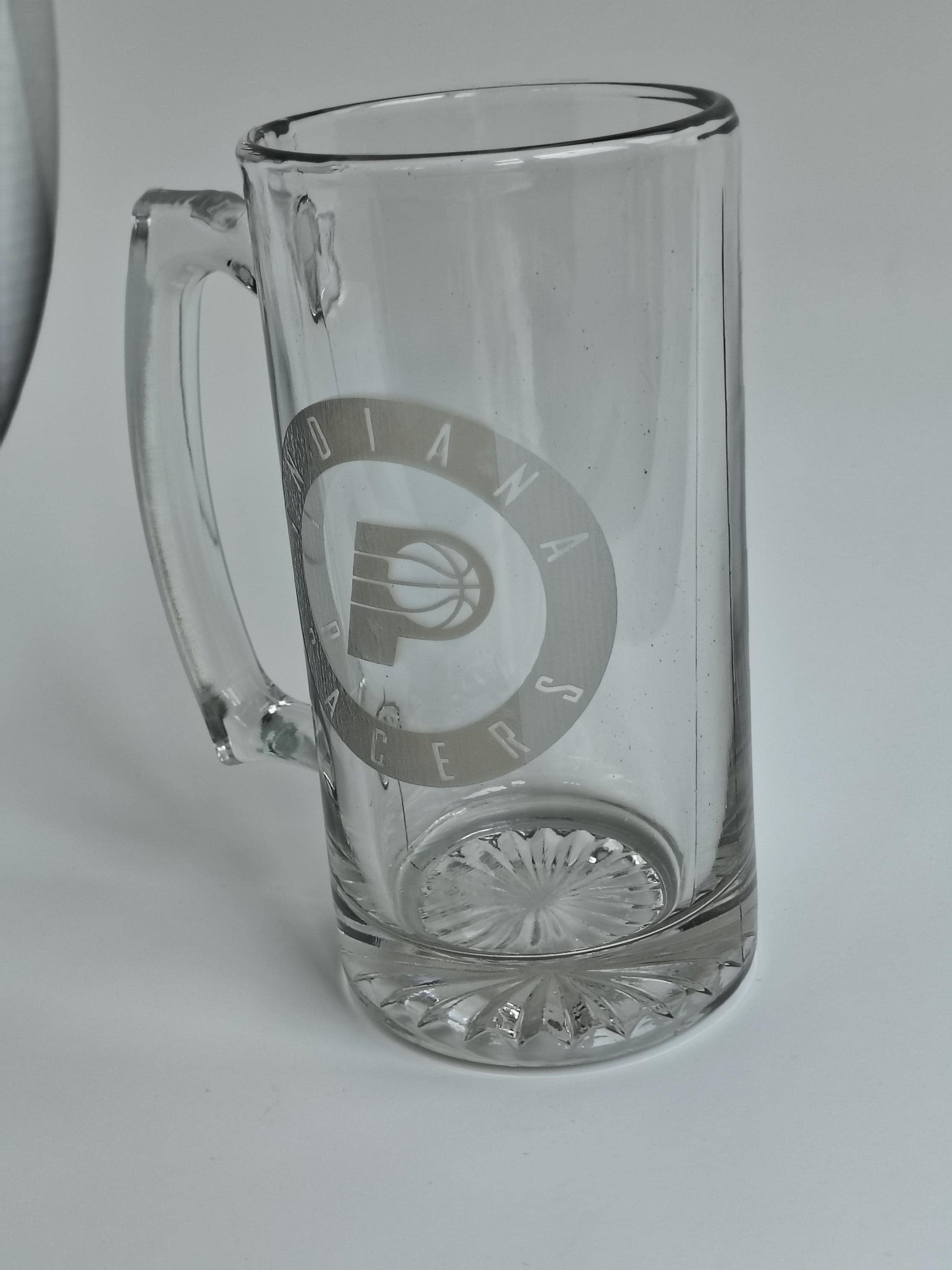 Personalized Glass Mug  Custom Name, Message, or Logo  16oz UV Laser Engraved Coffee Cup