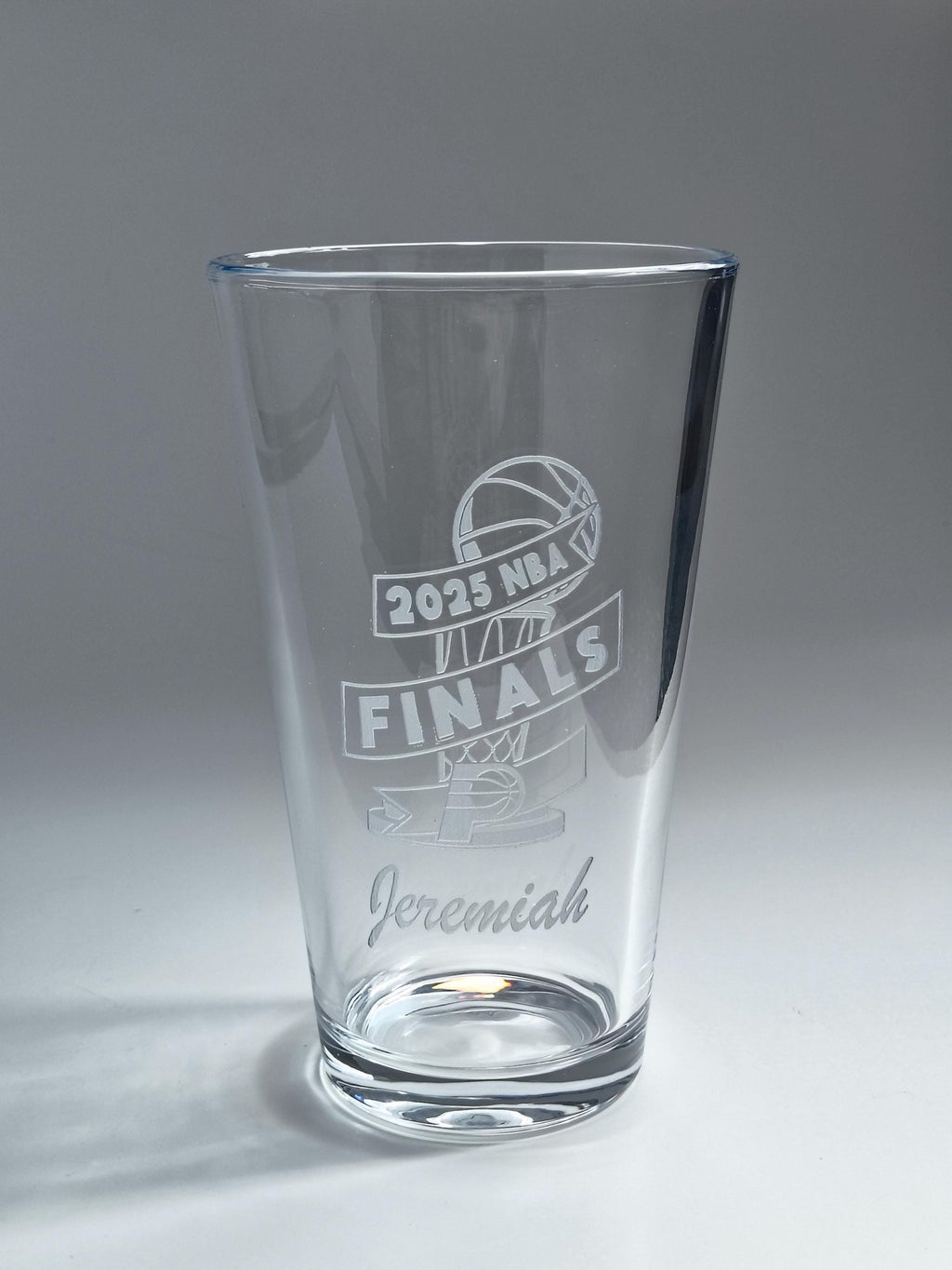 Personalized Pint Glass  Custom Engraved 16oz Beer Glass  Add Name, Message, or Logo  UV Laser Etched Gift for Him, Barware, Groomsmen